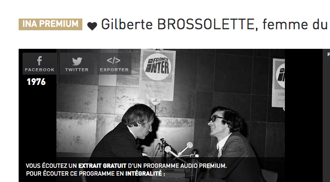 Jacques Chancel et Gilberte Brossolette