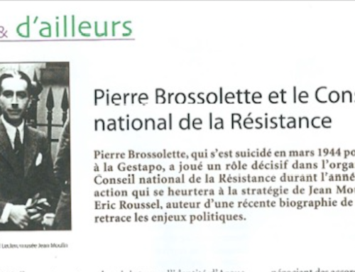 Pierre Brossolette et le CNR – Conseil National de la Résistance, par Eric Roussel